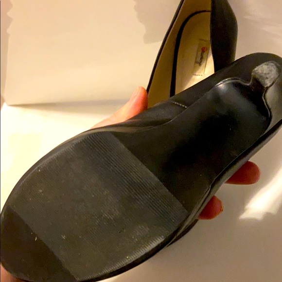 Black Faux Leather Close Toe Platform Stiletto - Picture 8 of 10